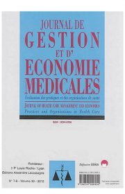 Journal de Gestion et d’économie médicales